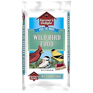 Wagner’s 53003 Farmer’s Delight Wild Bird Food with Cherry Flavor, 20-Pound Bag