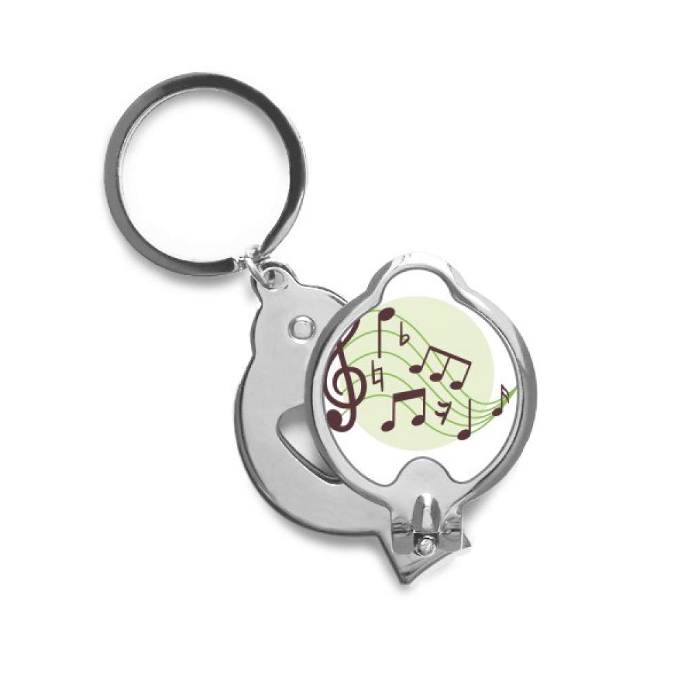 Coupe-ongles notes de musique rond accessoire manucure original pour coupe précise - 4