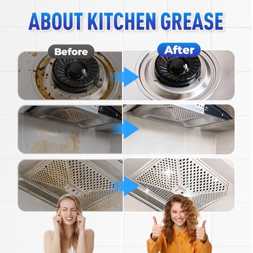 Image of ROWPOZ Multifunctional Powerful Kitchen Foam Cleaner, Upgrade Kitchen Degreaser Heavy-Duty Grease Remover for Stove, Fast-Acting All-Purpose Cleaner for Bathroom (3)