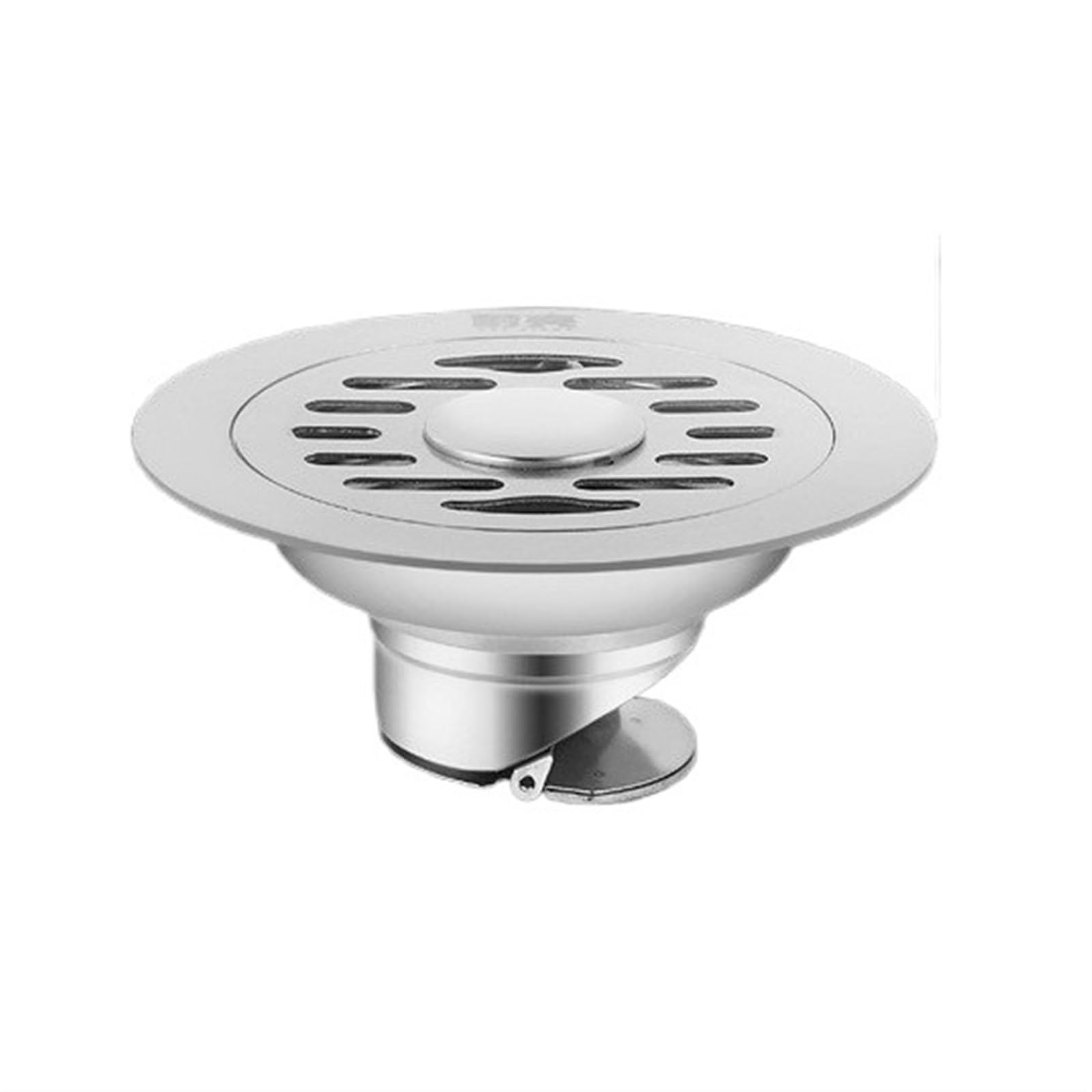 Floor Drain Stainless steel Floor Drains Shower Anti-odor Drainer Bathtub Ground Leakage Hair Catcher Kitchen Bathroom Hardware Accessories for Hair Waste Bathroom(12cm double)