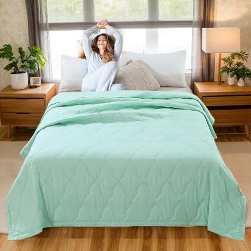 Couverture rafraîchissante de lit avec textile double face de qualité - 3