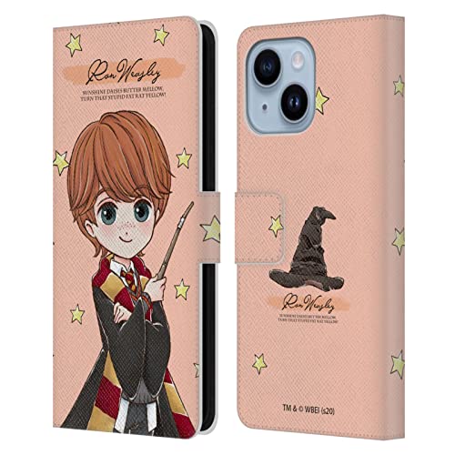 Harry Potter Ron Weasley Protégez votre iPhone 14 Plus des Chocs avec cet Étui Cuir