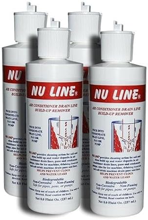 Amazon Com Fast Shipping 6 Pack Nuline Hvac Condensate Nu Line Drain Cleaner 8 Ounce Health Household
