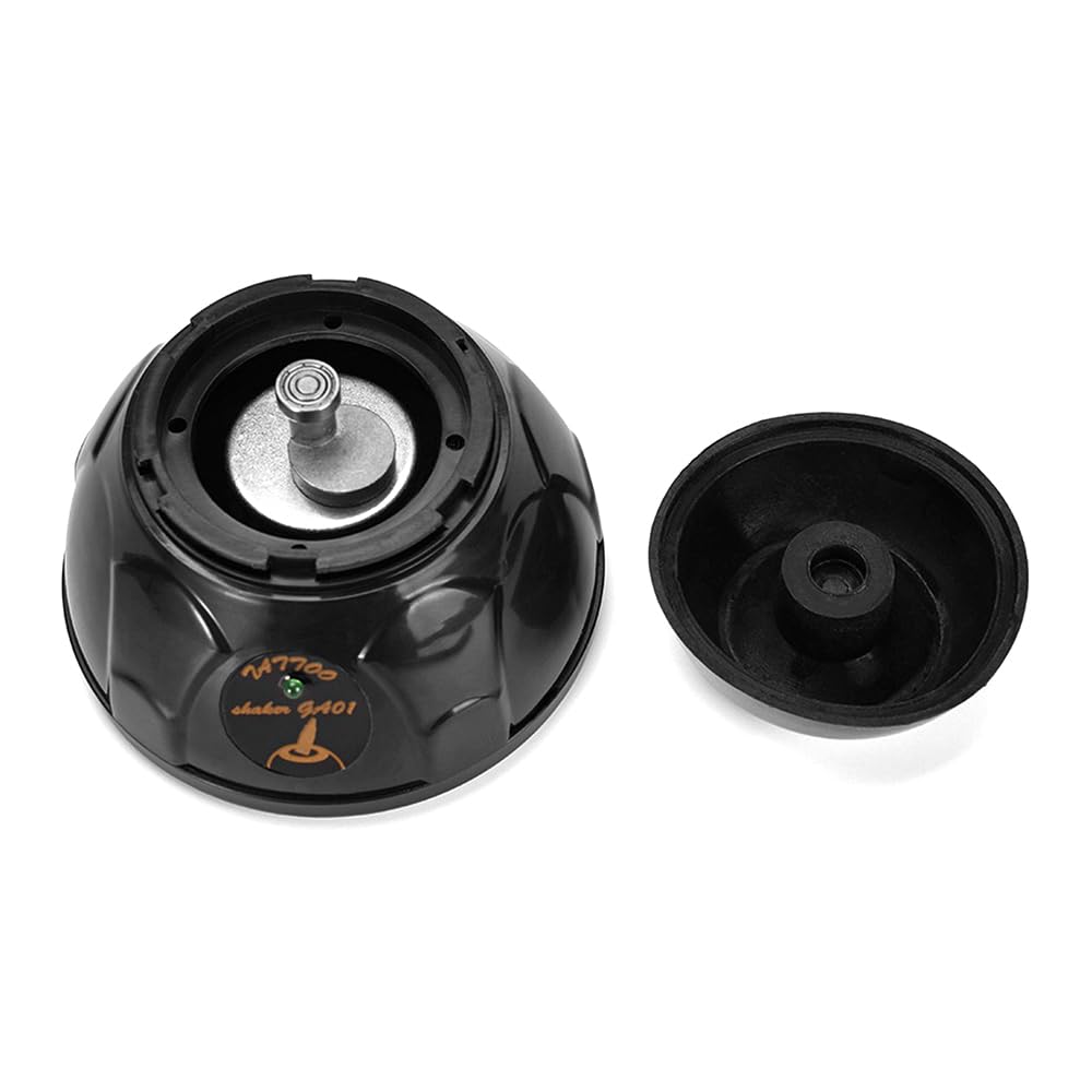 WANGCL Mini Mezclador Eléctrico Mezclador De Color De Tatuaje para Tinta Líquida Botella Polaco Agitar Esmalte De Uñas Pigmento JBQ-005 5200 RPM - Negro