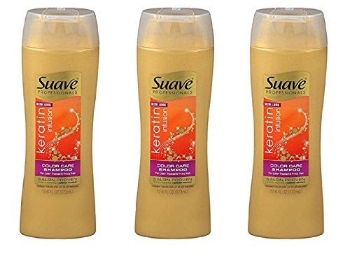 Suave Professionals Keratin Infusion Color Care Shampoo - 12.6 oz - 3 pk