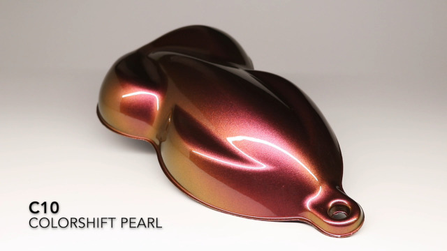 C10 ColorShift Pearl 5g Mica Powder Pigment | Rose Copper Gold Shift | Automotive Grade Pearlescent Paint Colorant | Epoxy Resin & Lacquer Dye | UV Resistant | DIY Arts/Crafts