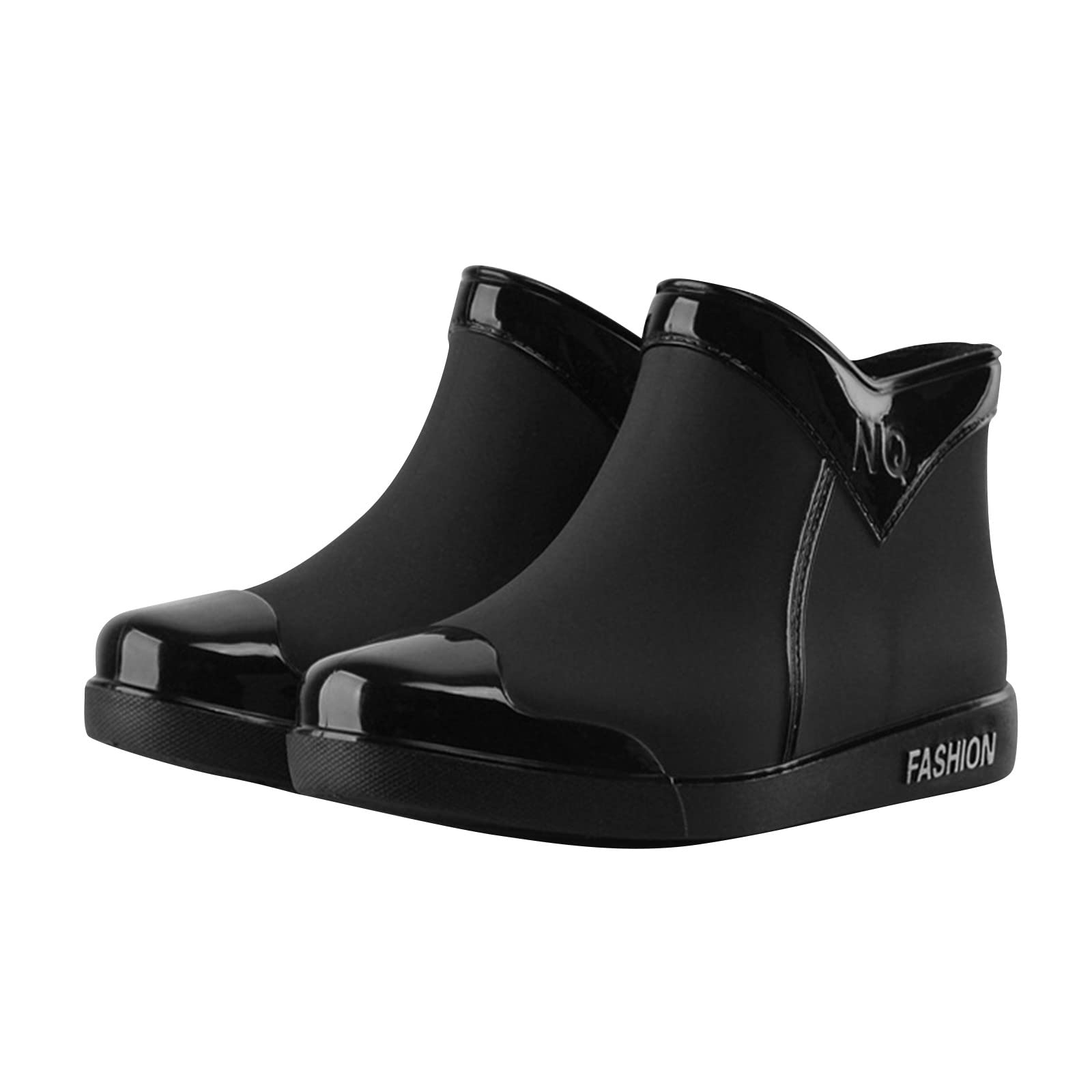 Botas de goma para mujer, botas de lluvia impermeables, botas de lluvia, zapatos de jardín, botas de goma antideslizantes, botines de goma, botines de goma para exteriores, botas de lluvia