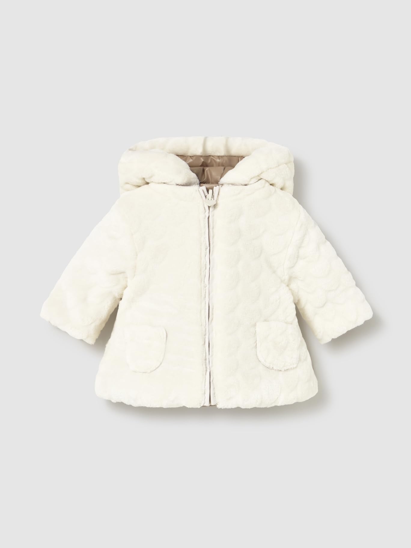 Mayoral Wendbare Jacke für Baby - Mädchen Erdnuss