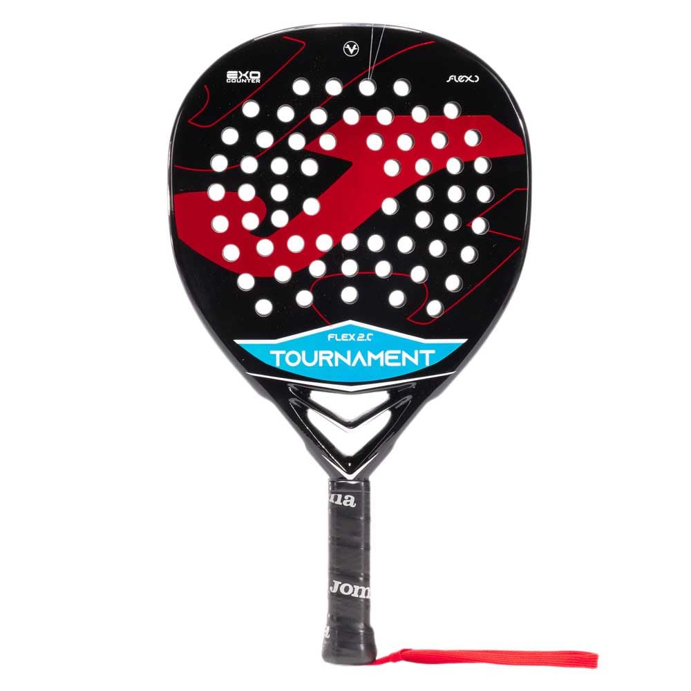 Joma Padel Pala Tournament Flex, Nero Rosso