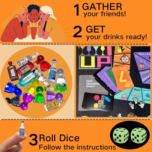 Drinking Game para adultos – juego de mesa grande miniatura 6