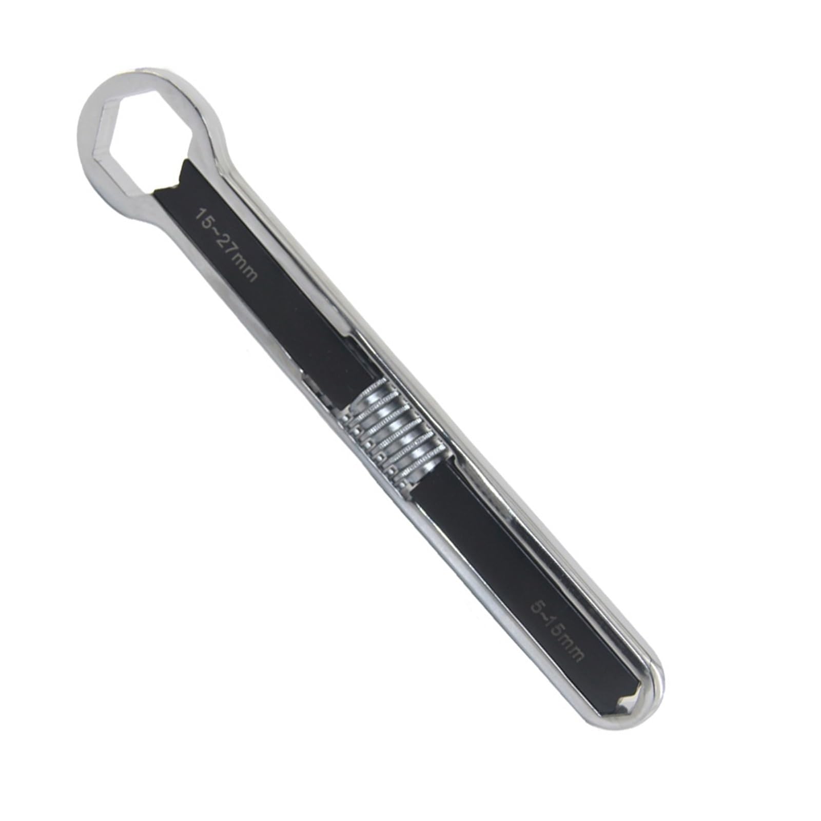 OLAQWENB Torque Wrenches Adjustable Double Ended Ring Spanner, Offset Box End Wrench, 5-15mm-15-27mm,Double-Head Ratchet Precision Torque Wrench