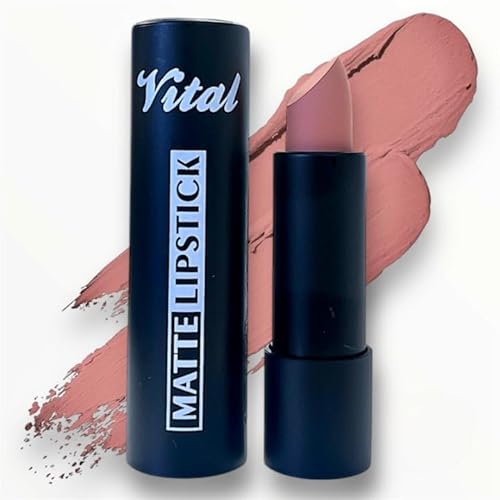 Vital Horizon Matte Lipstick – 27 Rich Shades – Long-Lasting, Waterproof, Non-Drying Formula (Infinite Love)