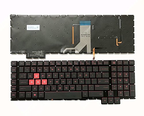 KBR Replacement Keyboard for for 17.3" HP OMEN 17-an011dx 17-an012dx 17-an013dx 17-an053nr 17-ap010nr 17-ap052nr Game Laptop with Backlit US Layout