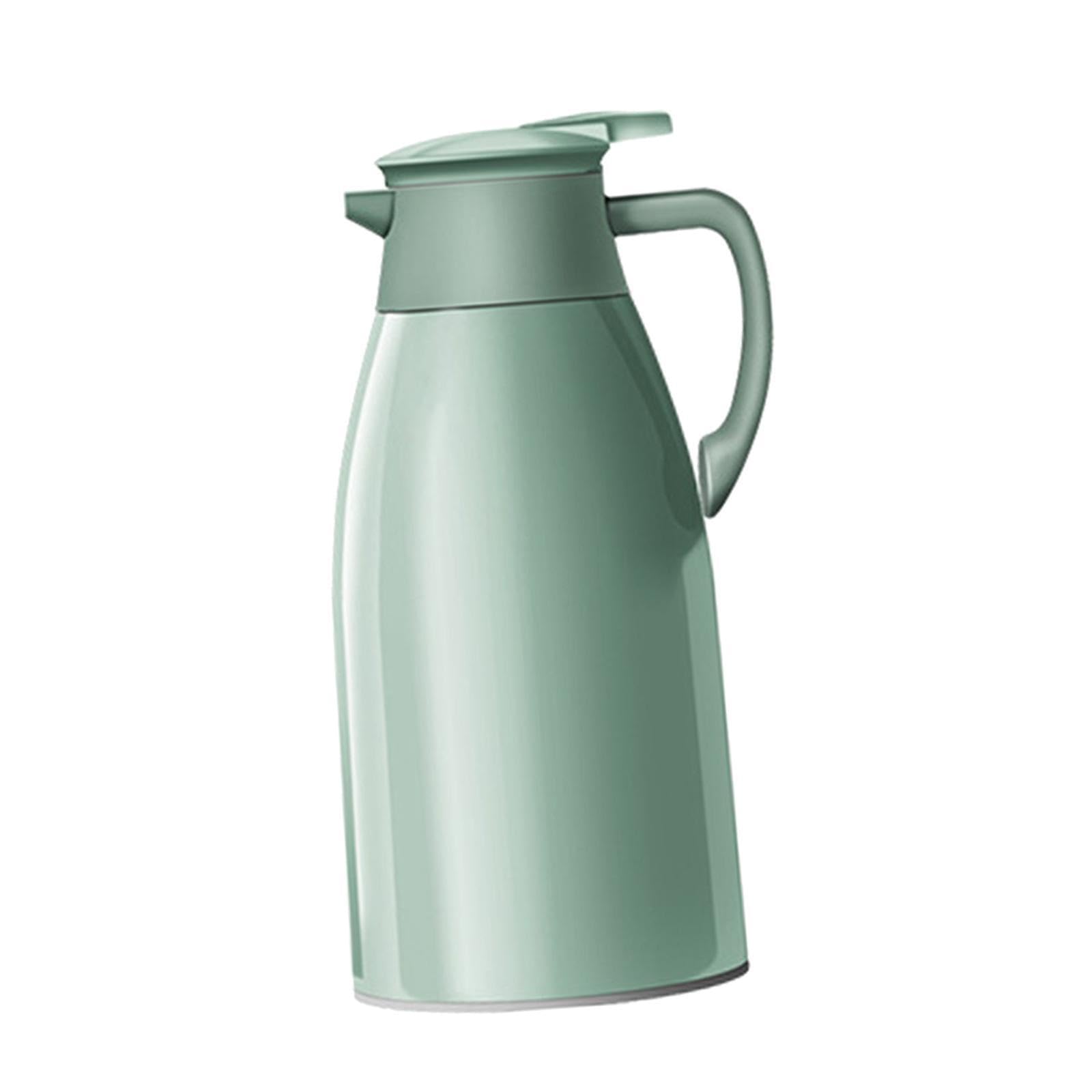 Ailan Caraffa per caffè isolata sottovuoto che la freschezza offrendo al contempo una presa e un controllo facili a ogni versamento. Distributore di, Verde, 1.9 litri
