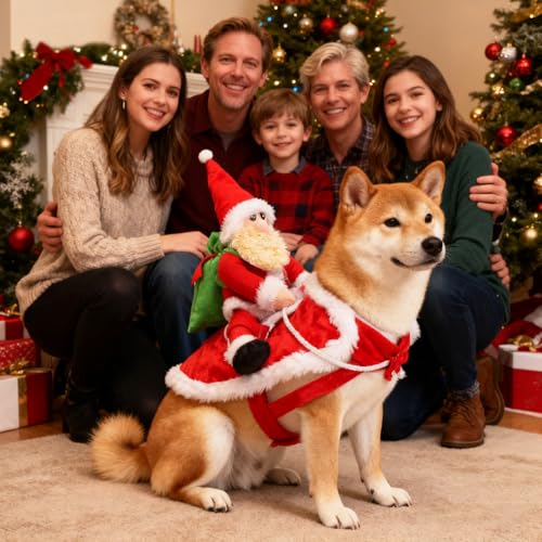 Disfraz Santa para perro QKURT S miniatura 6