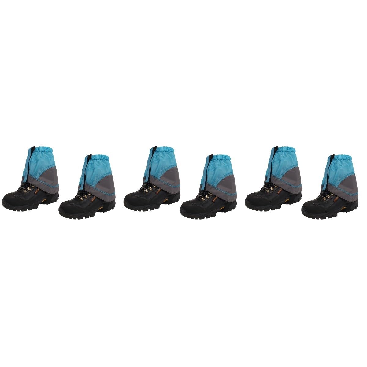 Kisangel 3pares Polainas Impermeables para Senderismo Polainas Ligeras y Transpirables para Actividades Cubrebotas Resistentes para Caminatas y Azul