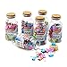 Comix Binder Clips, Smile Pattern,Paper Clips for Office/School/Home/Store,#4 & #5 Size, 6 Pack, Assorted (B3697)