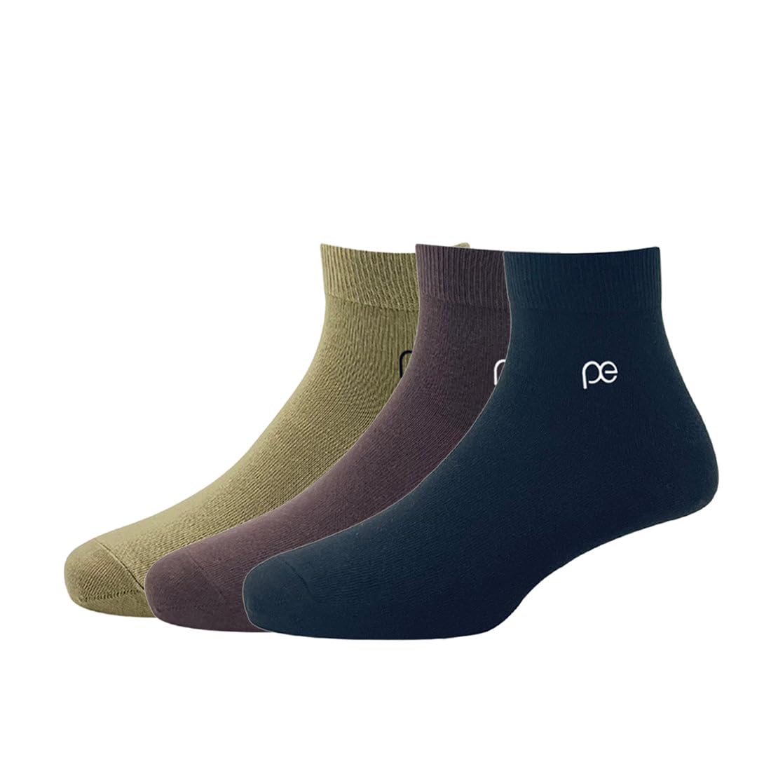 peter england Men's Cotton Quarter Crew length Socks (Pack Of 3)-picture-37