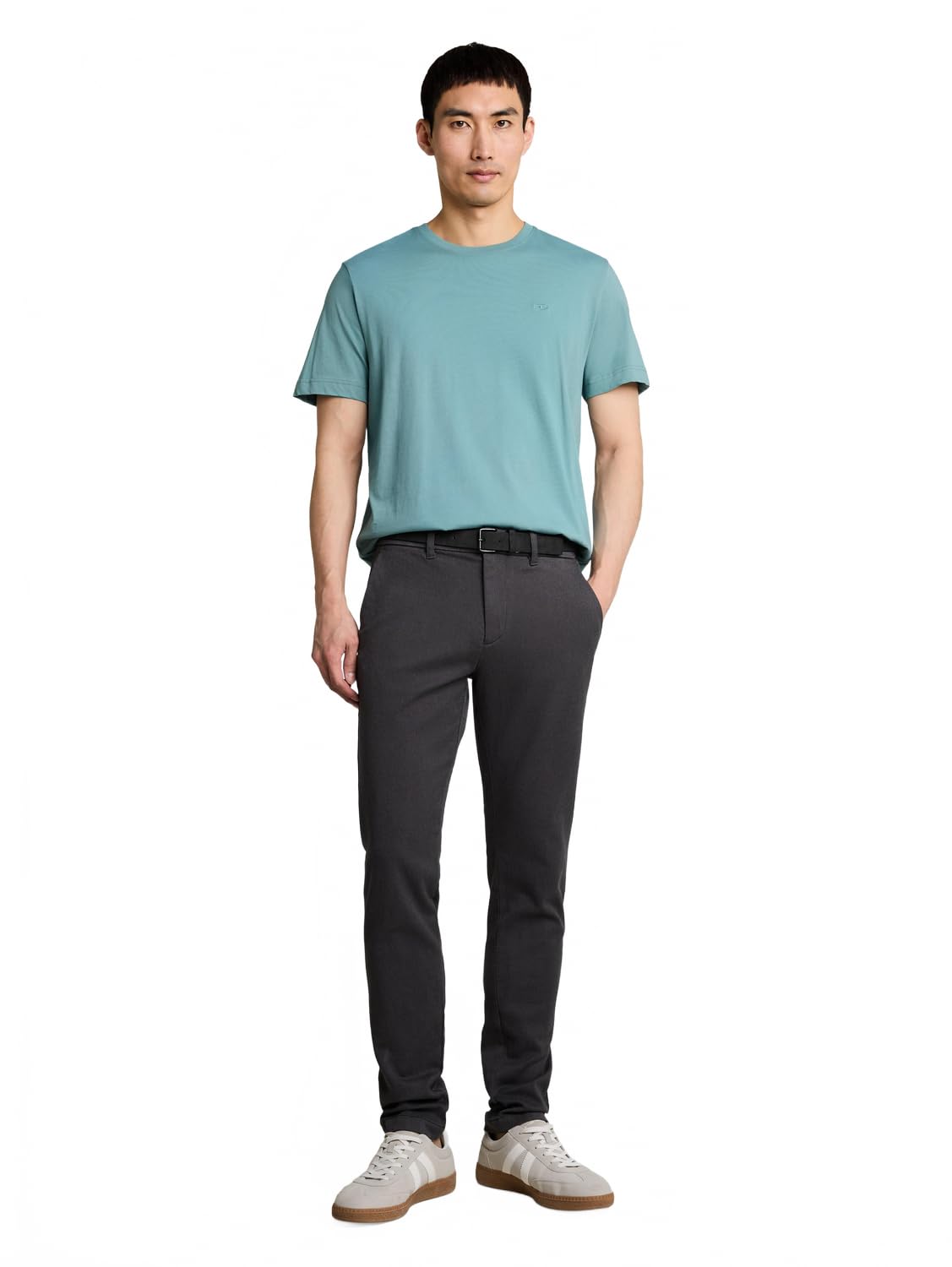TOM TAILOR Herren T-Shirt mit Logo-Stickerei – Ansicht 2