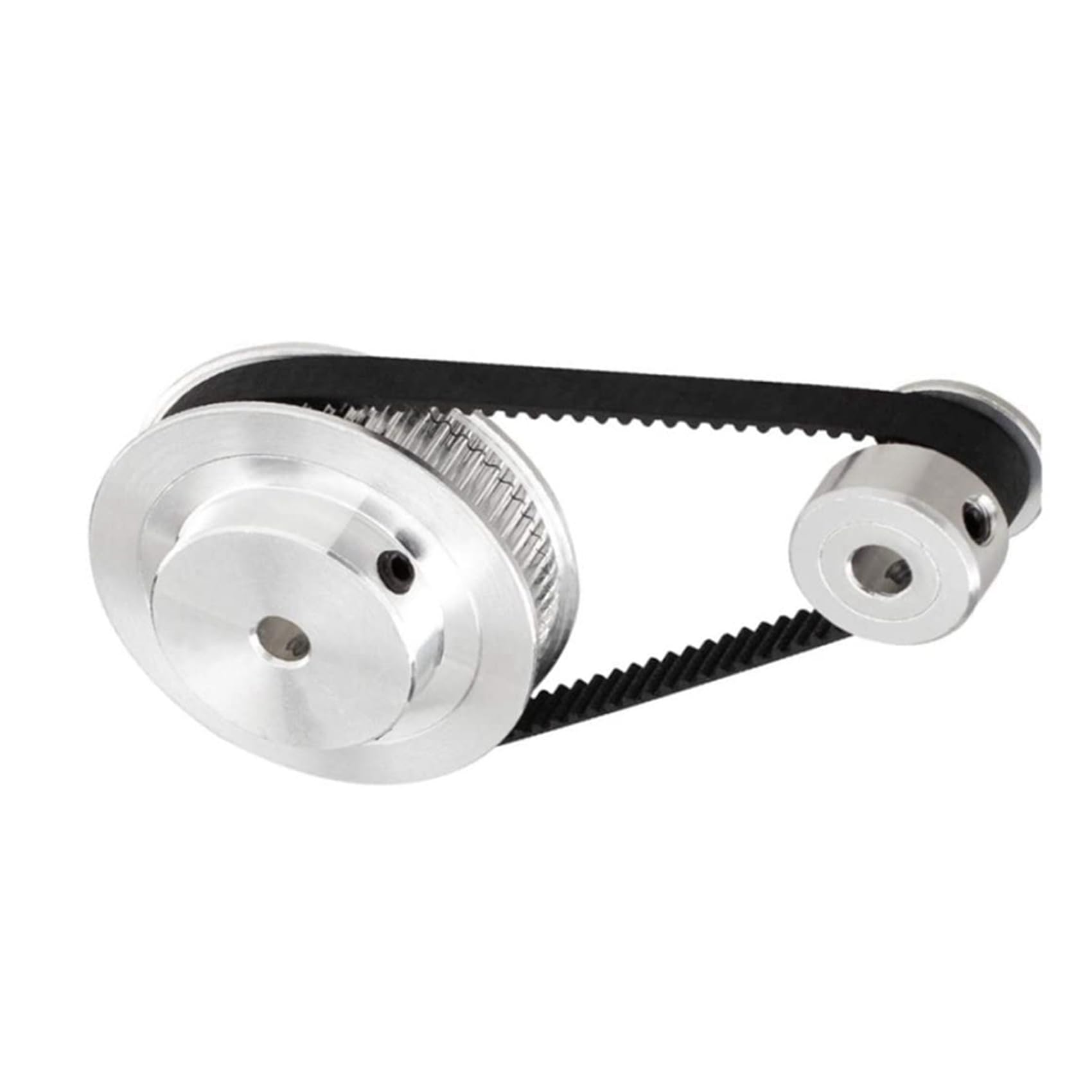 Set di pulegge dentate in alluminio, ruote sincrone a 20 e 80