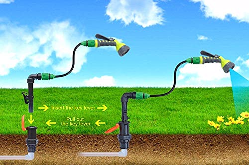 Vanne d'eau rapide connecteurs d'eau 3/4 anti-fuite pour tuyauterie - 7