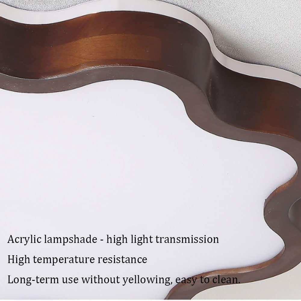 Ultra Thin Led Ceiling Lamp Energy Saving Led Ceiling Light Non Dimmable Panel Modern Ceiling Lighting Daylight White 5500K for Learning Room, Tea Room, Bathroom, Ceiling Light/55Cm