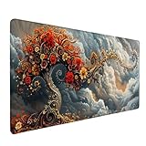 Revêtement Résistant à l'Eau : Le matériau finement texturé, résistant à la chaleur et aux éclaboussures, protège efficacement contre les rayures, les taches, les déversements et l'usure. Facile à nettoyer avec un chiffon humide, ce protège-bureau offre une surface imperméable et colorée pour votre ordinateur de bureau à la maison ou au travail.