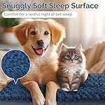 Dog Beds Crate Pad, Dog Bed Mat for Medium Dogs Sleeping, Soft, Durable, Washable & Anti-Slip Crate Pads, Reversible Kennel Mat Cat Bed M(30 * 20 * 1.5") - Image 2