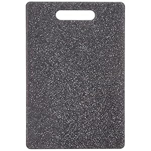 Zeller 26056 snijplank graniet-look, kunststof, ca. 30 x 20 x 0,8 cm