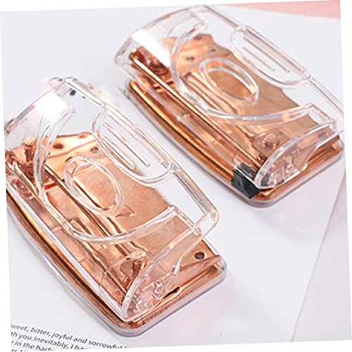 CRAFTHROU Grampo De Decoração Rosa Tesoura Para Cortador De Círculo Furador De Mão Furador Ajustável