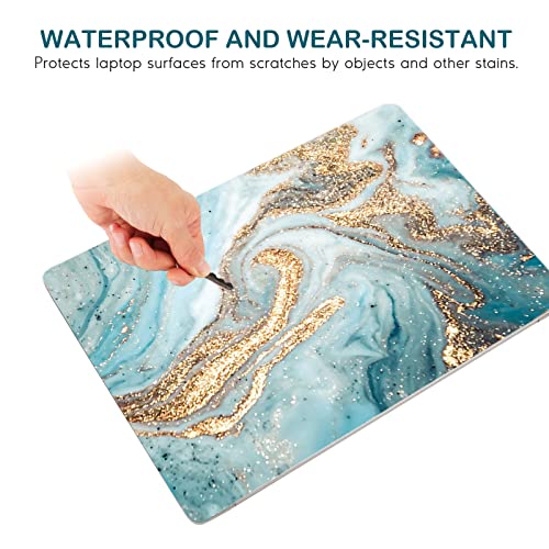 Image of DINKY Laptop Skin Sticker Decal, 12 inch 13 inch 13.3 inch 14 inch 15 inch 15.4 inch 15.6 inch Laptop Universal Reusable Vinyl Skin Stickers Cover Art Decal Notebook PC Personalized Protector-Blue Sand River