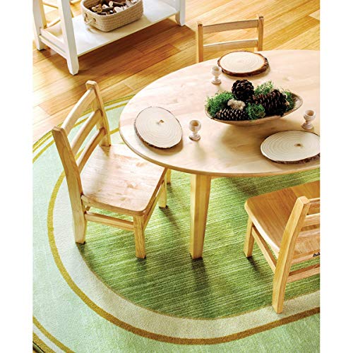Tapete Oval Rayas Verde 121x183 cm Kaplan Early Learning miniatura 2