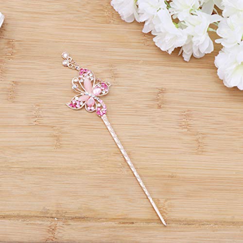 PIXNOR Strass PÃ©rola Flor Cabelo Vara Vintage Tassel Pino de Cabelo para As Mulheres Menina