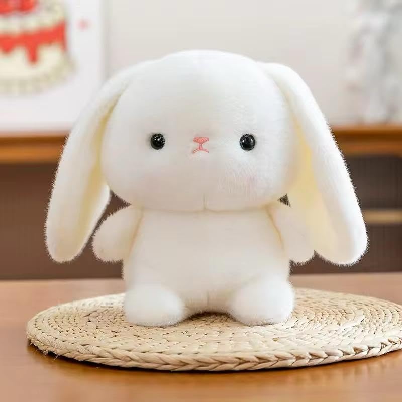 Image of SCOOBA Super Cute Mink Fabric Baby Rabbit Soft Toy 20cm Height (Tiny Rabbit)