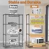 Amazon.com - Wire Shelf Cover 4 Pcs, 16x9x3 in PVC Rack Covers for Wire ...