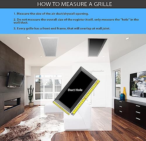 Image of 8 inch x 30 inch Cube Core Eggcrate Return Air Grille - Aluminum Rust Proof - HVAC Vent Duct Cover - White [Outer Dimensions: 9.75 X 31.75]