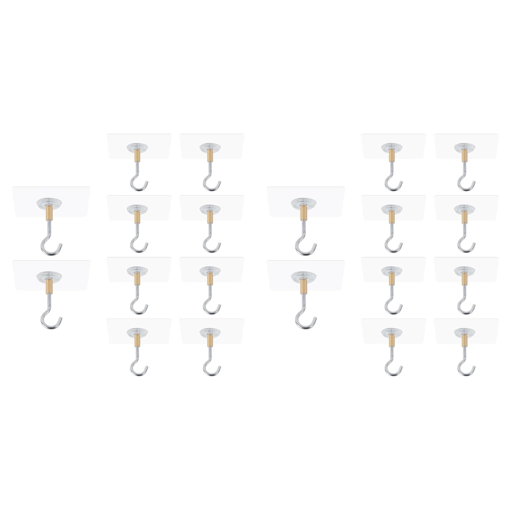 Jnchdghwa Photo Color Adhesive Ceiling Hooks,20Pack Ceiling Hanger Hooks,Sticky Ceiling Hooks Hold 5Kg,Hooks For Hanging Plants,Lanterns