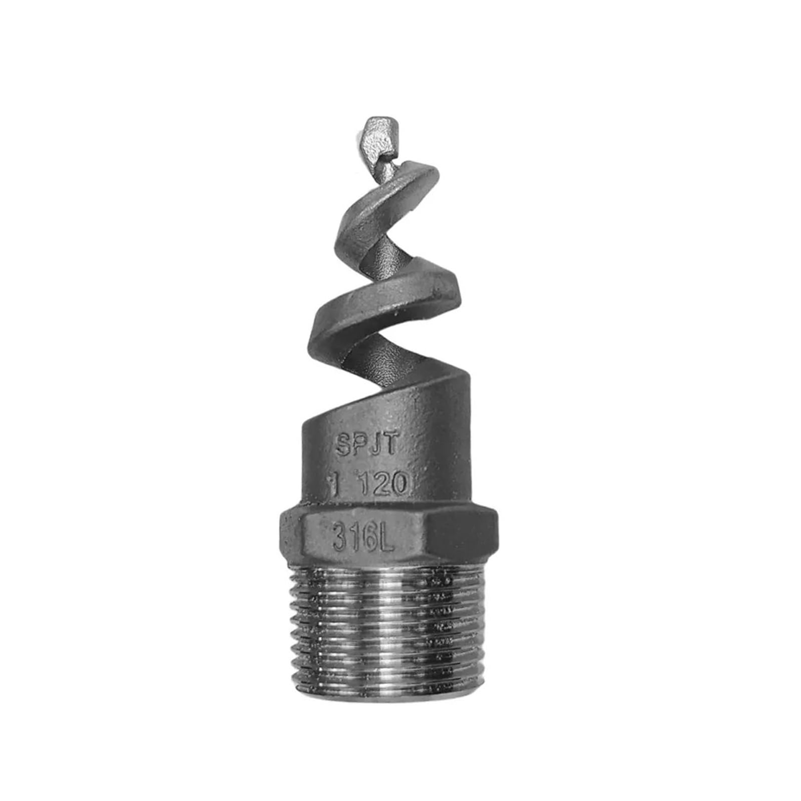 Evwgnpqrv Men's 1Inch Full Cone Spiral Nozzles, Spiral Nozzle 316L Stainless Steel Thread Atomization Garden Spray Sprinkler(1Inch)