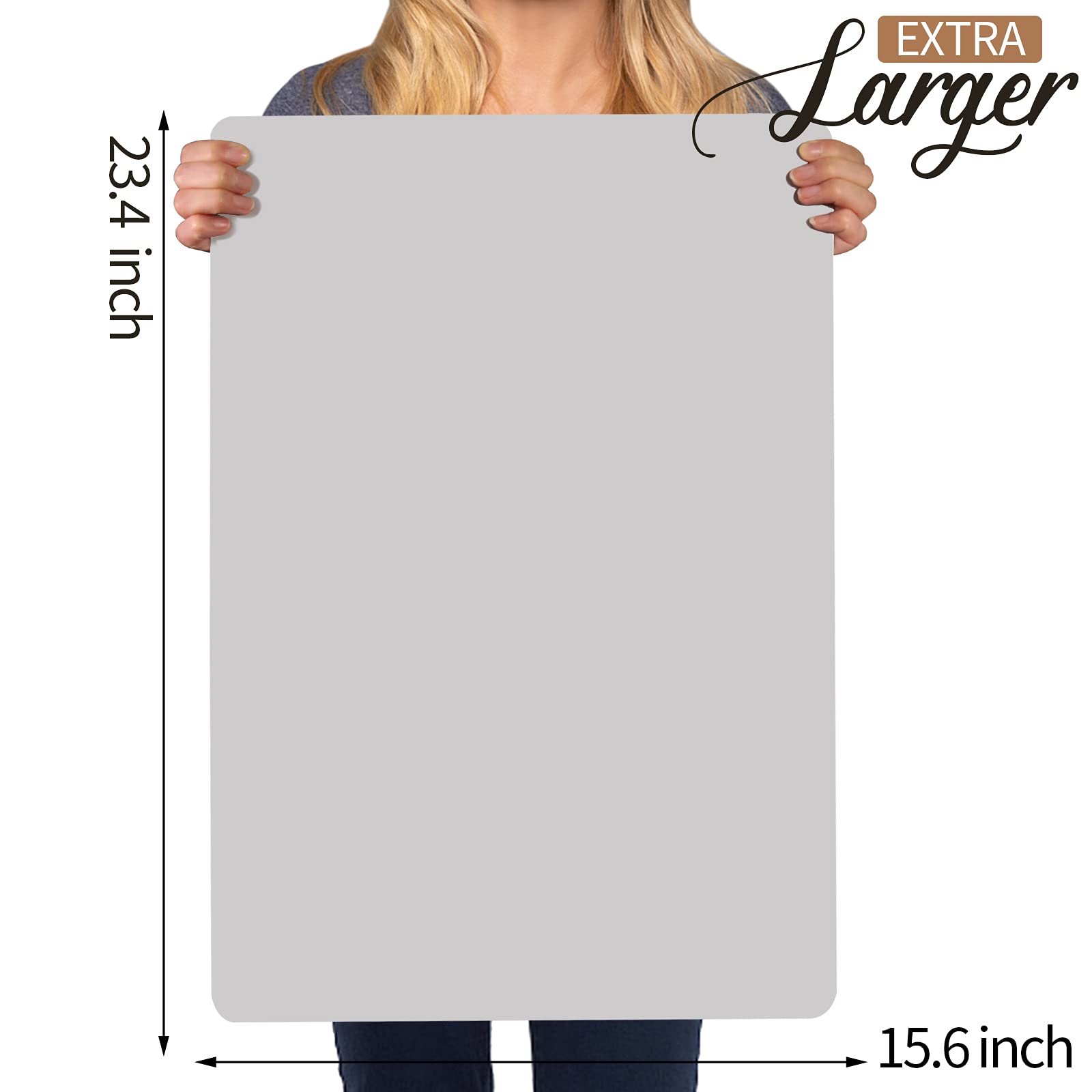 LEOBRO Tappetino In Silicone Per Resina Epossidica, 70x50 Cm, Spessore 1,3 Mm, Grigio, Antiscivolo E Antiaderente, Per Fai Da Te E Artigianato