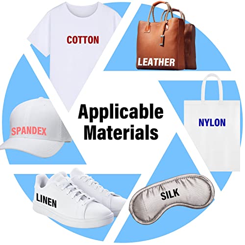 20 Sheets 880 Pieces Iron On Letters For Clothing, 2 Inch 5 Colors Heat Transfer Vinyl Patches Pu Alphabets Sticker T-Shirt Printing Diy Crafts Decorations (Black, White, Pink, Red, Blue) #TOP5