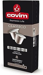 COVIM ESPRESSO LIFE Classico Aluminium Coffee Capsules 10 PZ Compatible