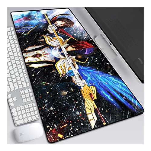 Mouse Mat Dark Knight Speed Gaming Mouse Mat Desk Pad, Large Size 700x300mm Smooth Texture Surface Mousepad For Office PC Keyboard And Notebooks,E