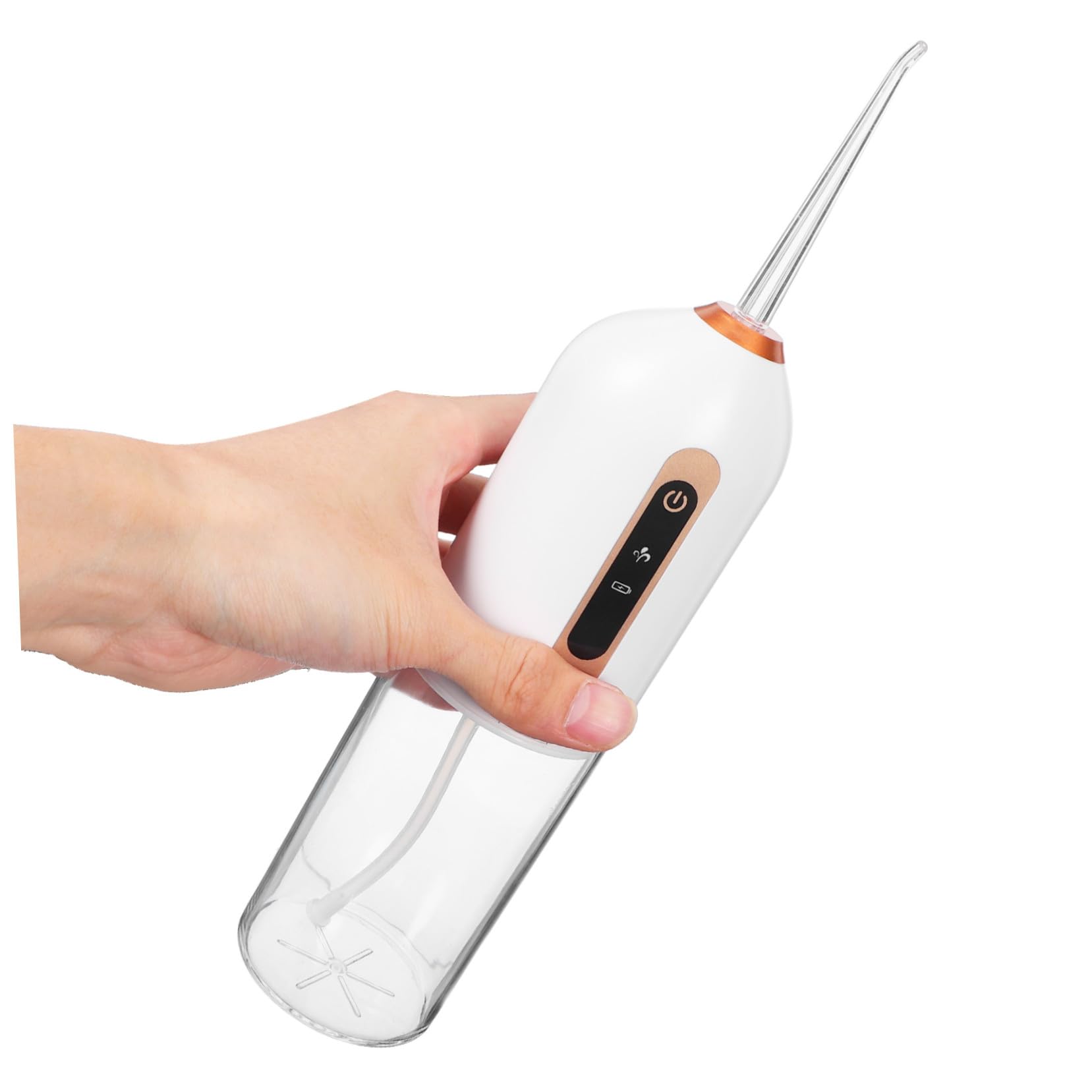 Idropulsore Portatile Mini Ricaricabile per Denti Fili con Pressione per Viaggi e Uso Domestico Pulizia Orale e Gengive
