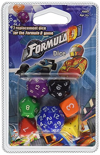 Formula D Board Game DICE PACK - Enhance Gameplay, Fast-Paced Strategy Game, Fun Family Game for Kids & Adults, Ages 8+, 2-10 Players, 60 Minute Playtime, Made by Zygomatic