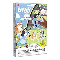 Colorforms Bluey Set - Repositionable Pieces Stick Like Magic - Scenes and Pieces from The Show Bluey for Storytelling Imaginative Play - Ages 3+