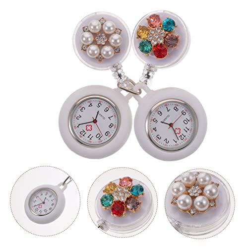 UKCOCO Relógios 8 Peças Relógio De Bolso Relógio De Bolso Fob De Quartzo Doutor Pendurado Relógio De