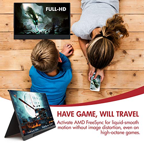 Viotek Linq 16 Inch Touchscreen Portable Monitor – Full Hd 1080P Thin Ips Panel W/Built In Speakers, (2X) Usb Type C, (1X) Hdmi Mini, (1X) 3.5Mm Port - For Laptop, Tablet Or Smartphone (P16Ct) #TOP2