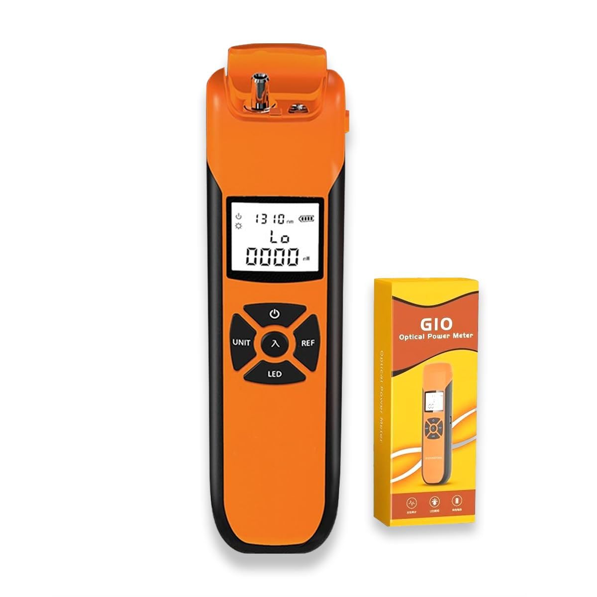 Optical Power Meter, High-Precision Fiber Optic Attenuation Tester, Rechargeable Mini Optical Power Meter FC/SC/ST Universal Interface (-70+6dbm)-picture-42