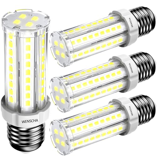 Wenscha LED Light Bulb 150W Equivalent 1200 Lumen 6500K Daylight White 10W LED Corn E26/E27 Light Bulb Non-dimmable Ceiling Fan Bulb for Home,Garage,Indoor,High Brightness