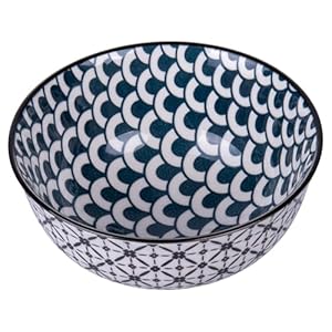 Ciotola in gres 280 ml, doppio decoro, Confusion